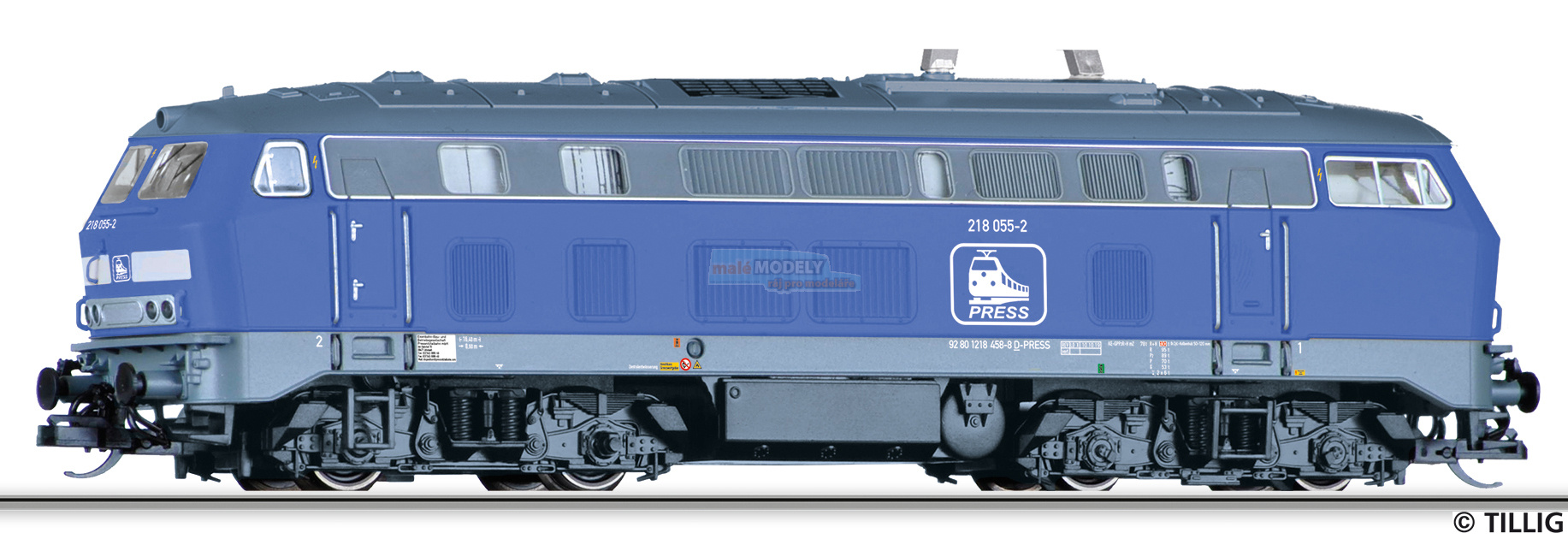 Dieselová lokomotiva BR 218,  D-PRESS