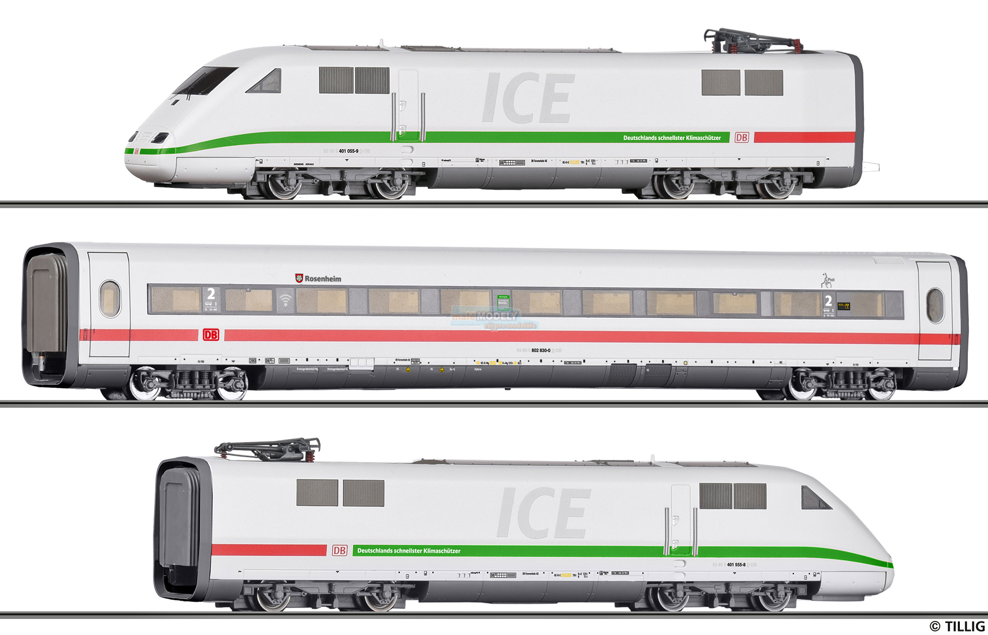 Set tří vozů ICE-1 „Redesign“, 1. část - (31.03.2022)