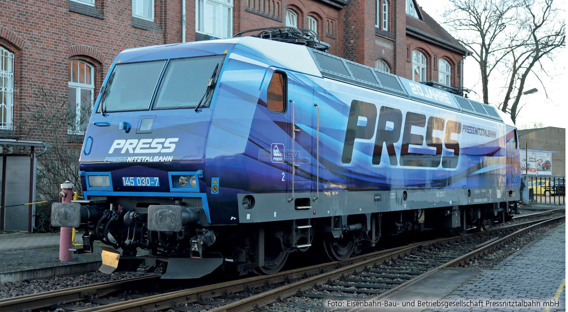 Elektrická lokomotiva 145 030 „20 Jahre PRESS“ - (31.03.2022)