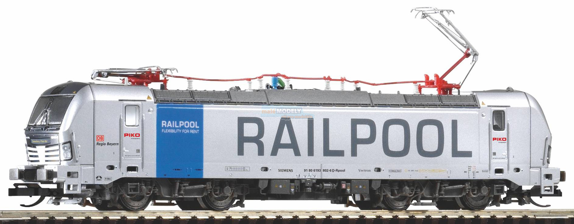 TT-E-Lok BR 193 Railpool PIKO VI + DSS PluX22