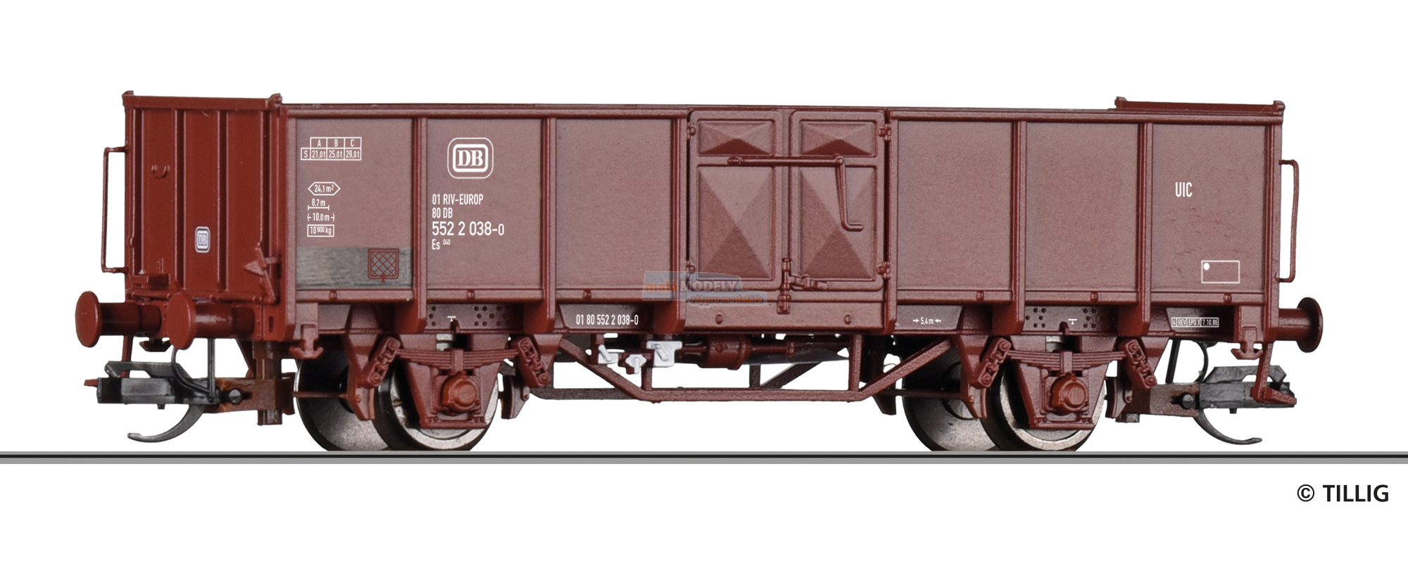 Offener Güterwagen Es 040 der DB, Ep. IV