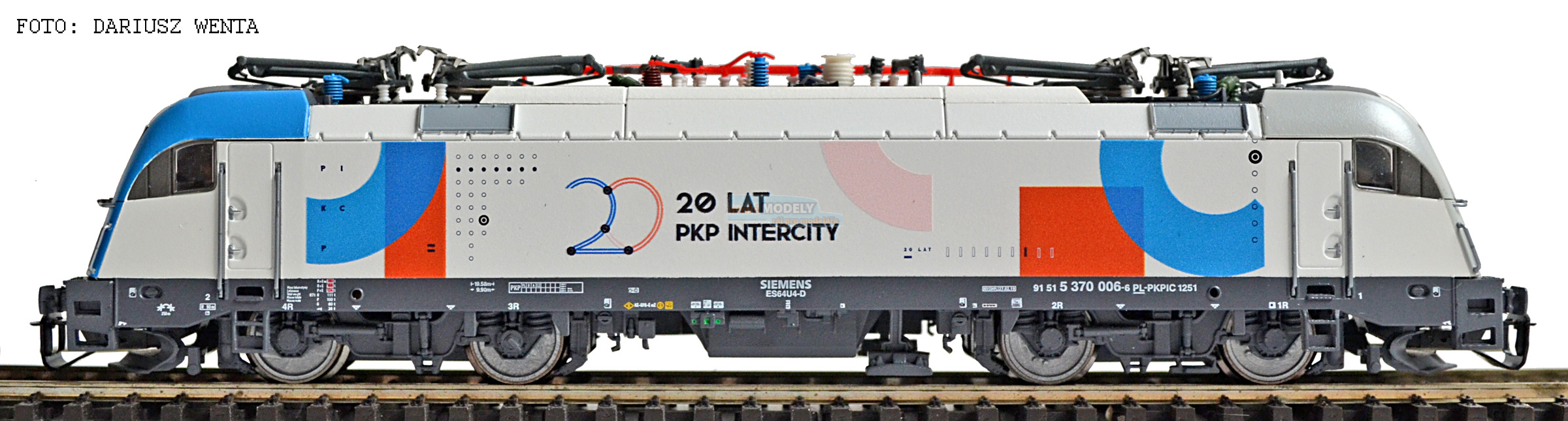 Elektrická lokomotiva, 370 006 „20 Jahre PKP Intercity“ PKP, Ep. VI, (31.03.2024) 