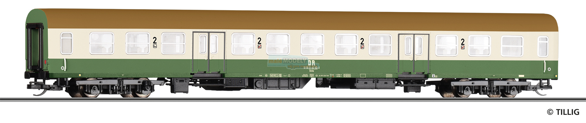 Reisezugwagen 2. Klasse Bmhe der DR, 2. Betriebsnummer, Ep. IV