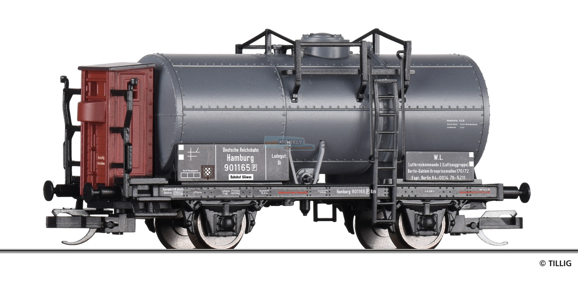 Kesselwagen *Luftkreiskommando 2*, eingestellt bei der DRG, Ep. II