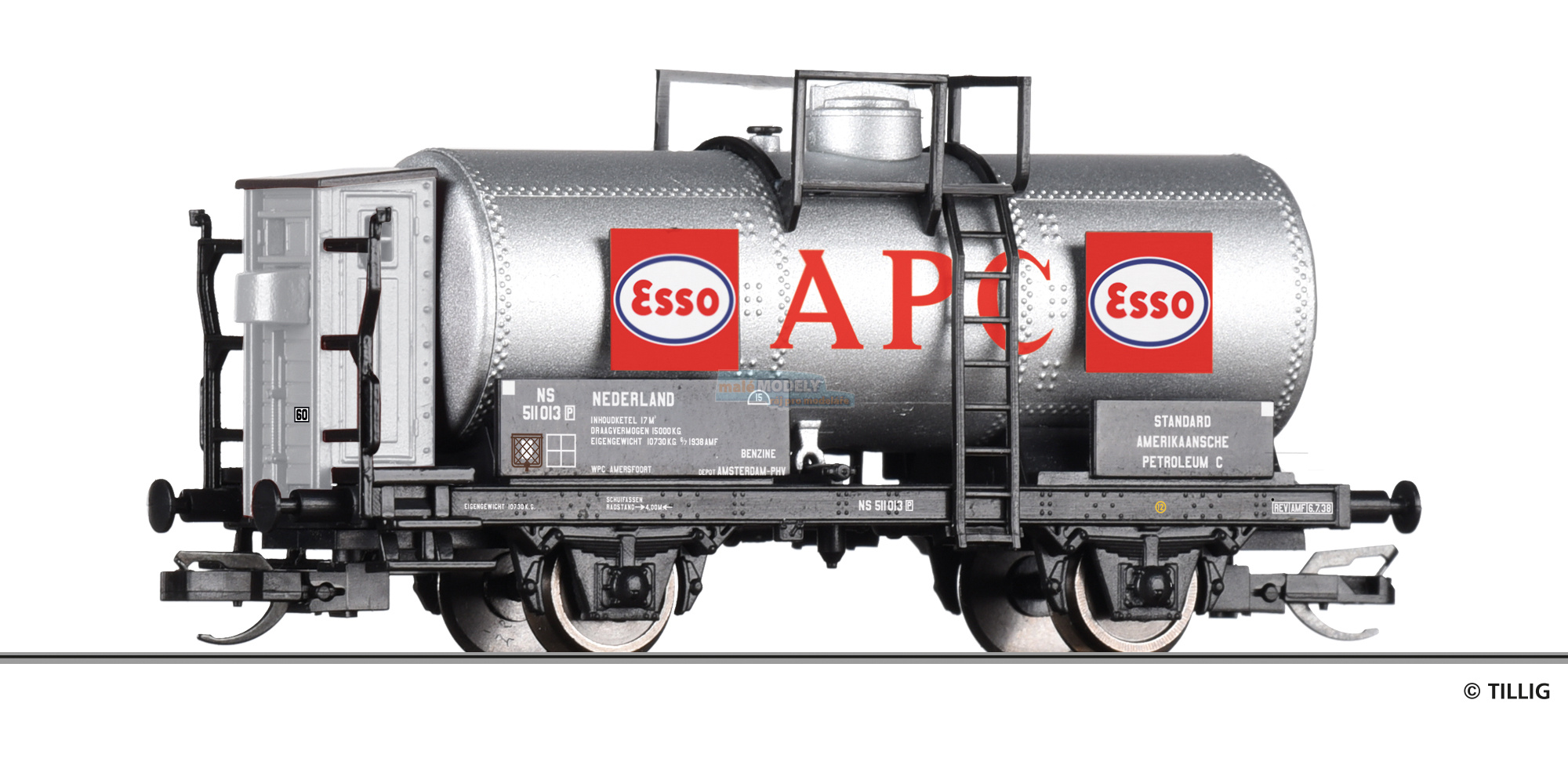 Kesselwagen *APC / ESSO*, eingestellt bei den NS, Ep. II -FORMVARIANTE-