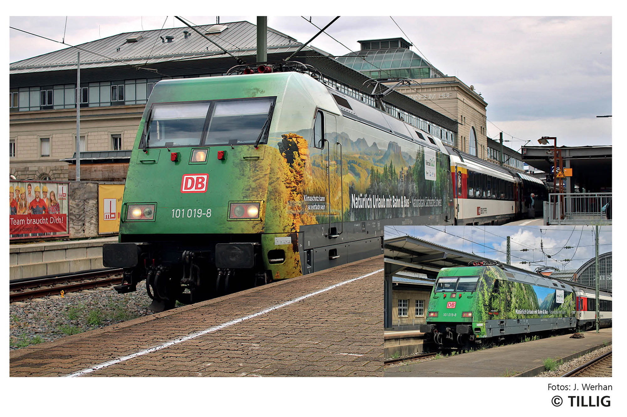 Elektrolokomotive 101 019-8 *Fahrziel Natur* der DB AG, (31.03.2025), Ep. VI