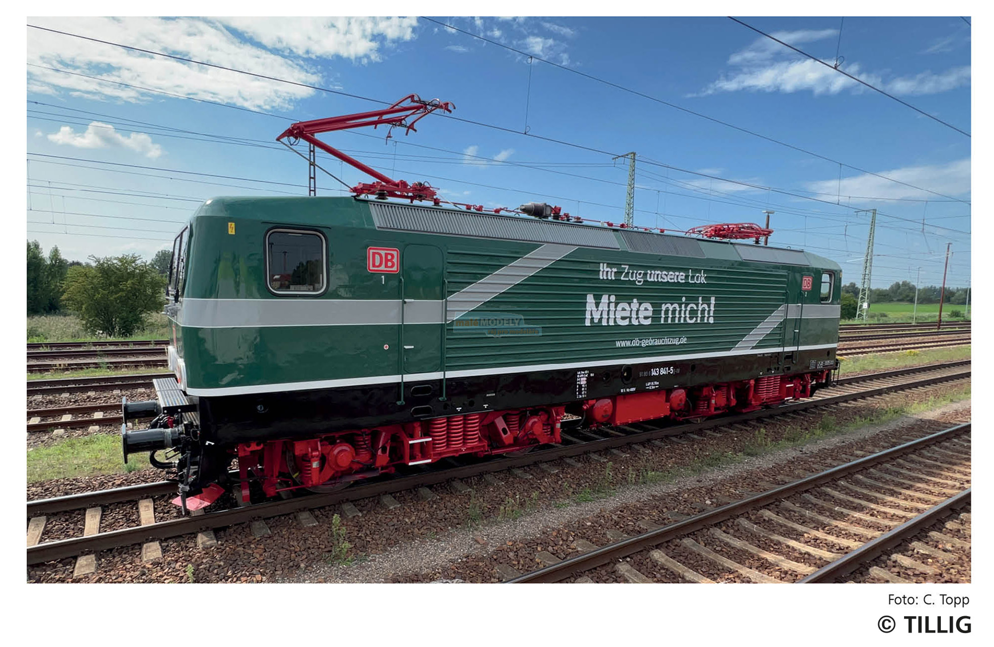 Elektrolokomotive 143 841-5 der DB Gebrauchtzug, Ep. VI