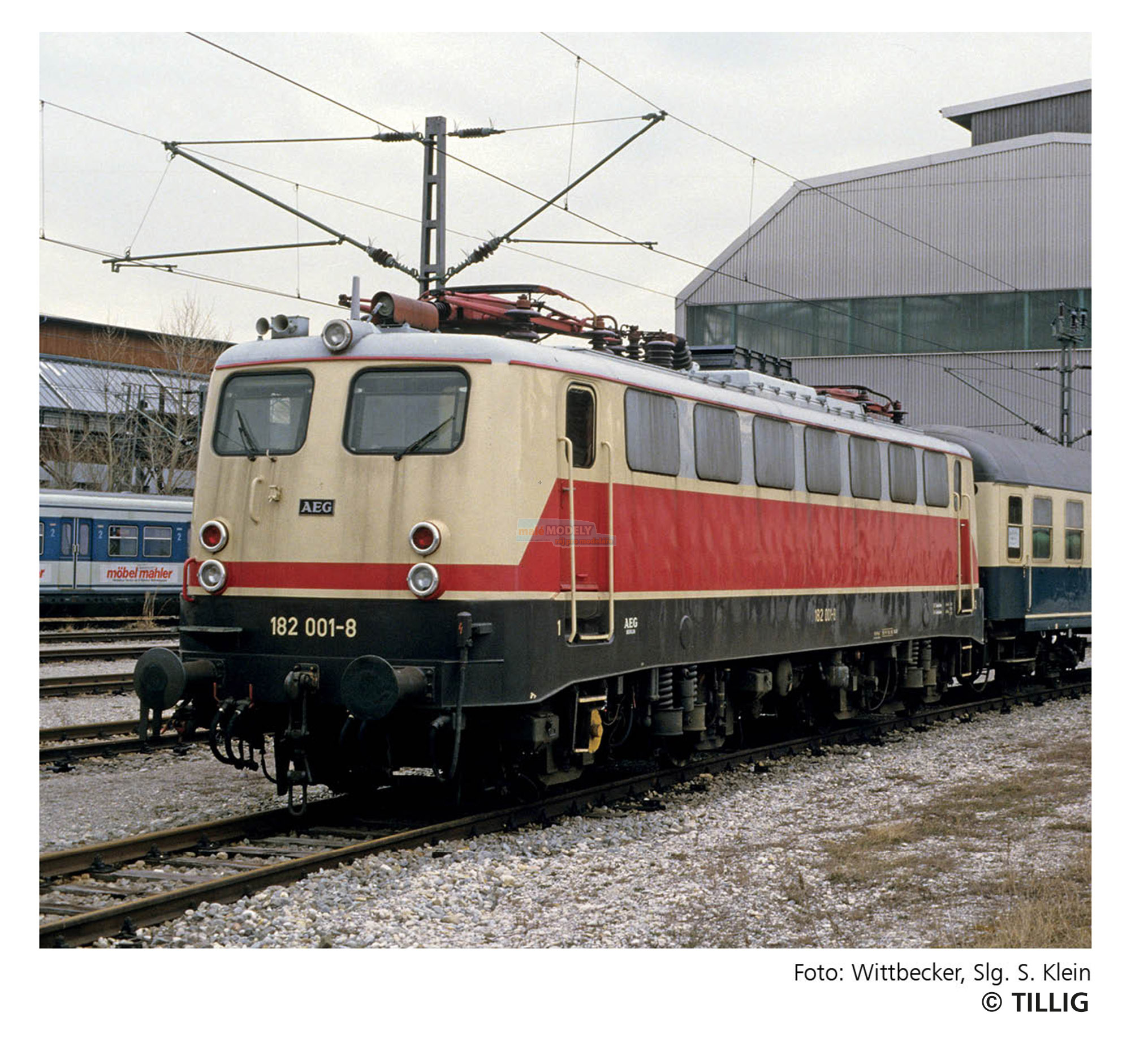 Elektrolokomotive 182 001-8 der DB, Ep. IV