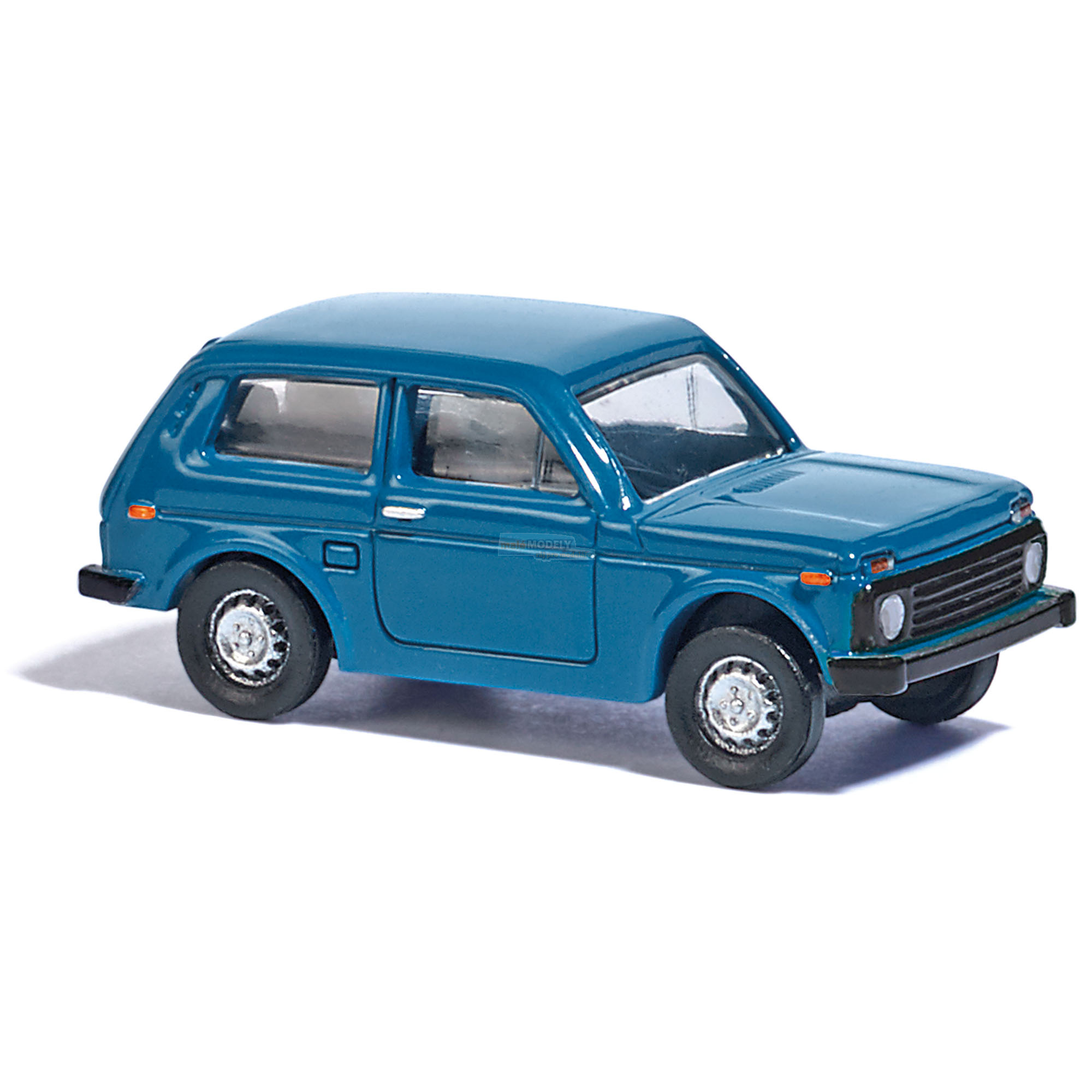 Auto oso Lada Niva modrá
