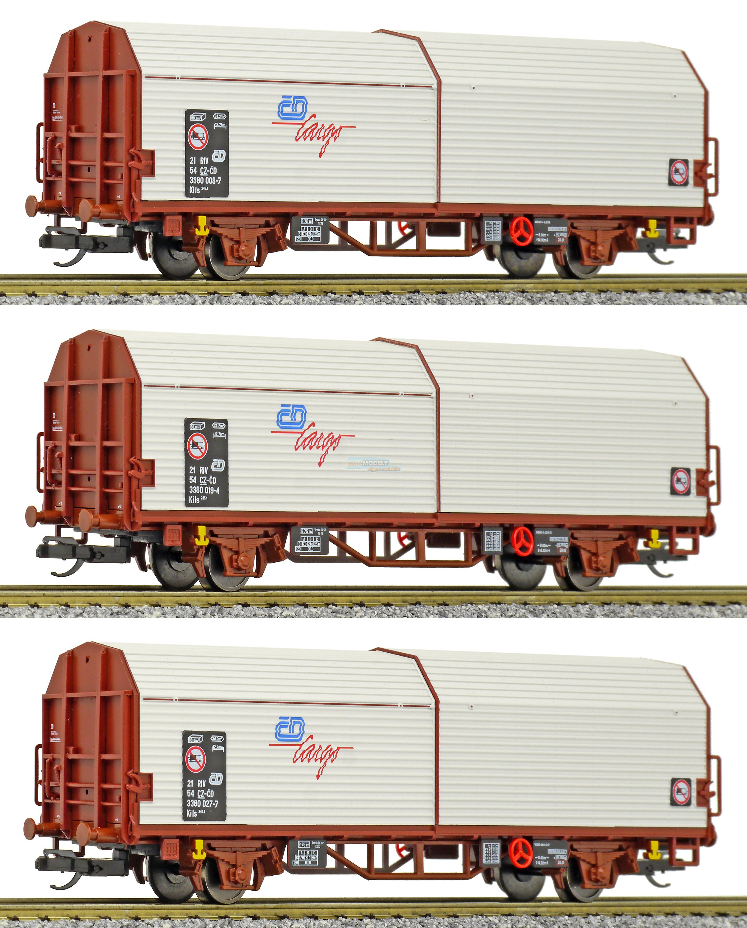 Set tří vozů Kils, ČD Cargo, V