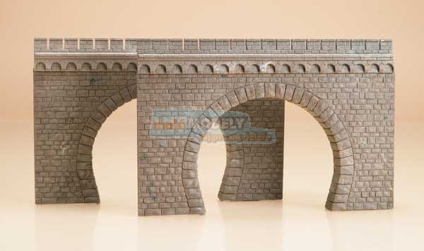 Portály tunelu pro dvě koleje (2 ks)