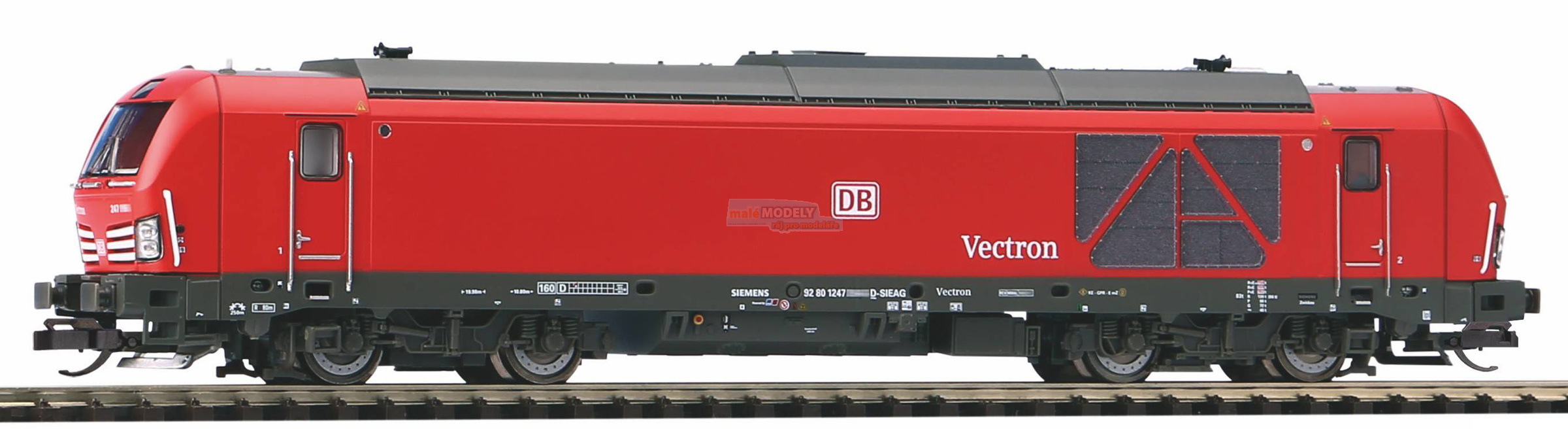 TT-Diesellok Vectron BR 247 DB Cargo VI + DSs PluX22