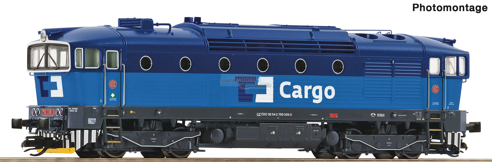 Diesellok Rh 750 CD Cargo DCC