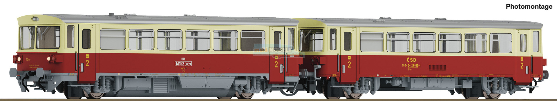 Dieseltriebwag. M152 CSD DCC