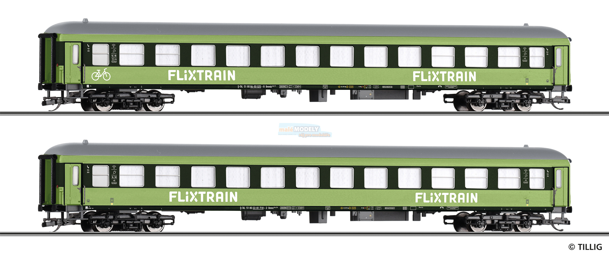 Reisezugwagenset -Flix Train-