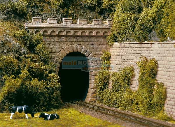 Portály tunelu pro jednu kolej (2 ks)