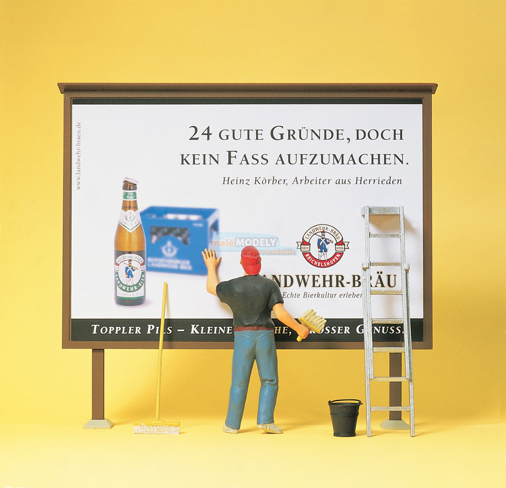 Plakattafel, Plakatkleber, Zu