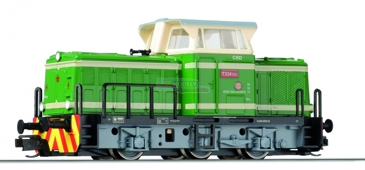 Dieselová lokomotiva T334 - Rosnička
