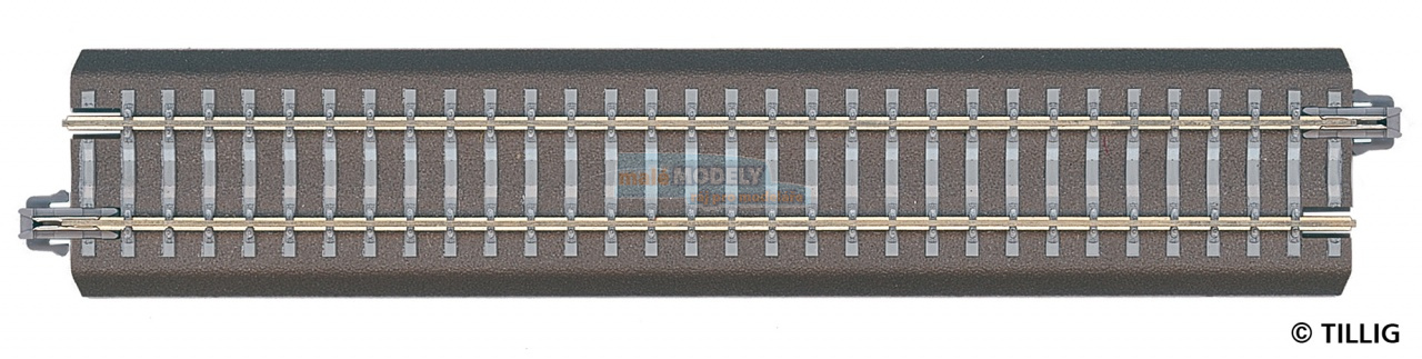 BA1 napájecí rovná 166mm s podložím