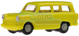 Auto osobní Trabant 601 combi žlutý