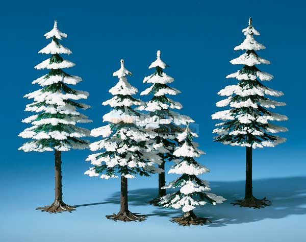 Stromy - Vánoční jedle 5 - 10 cm (5 ks) 