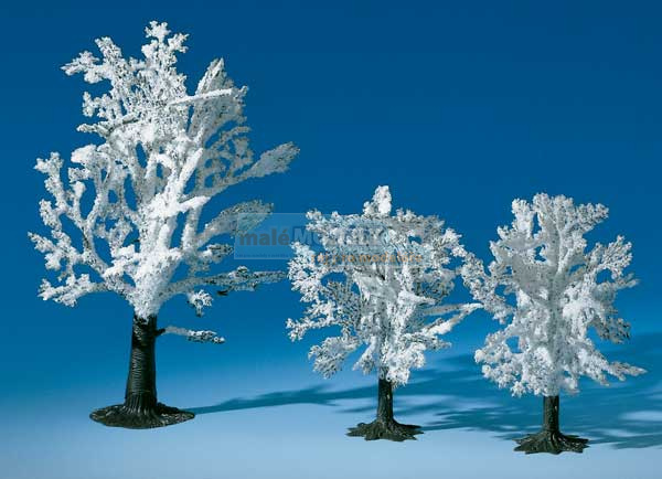 Stromy - Listnaté stromy v zimě (3 ks)