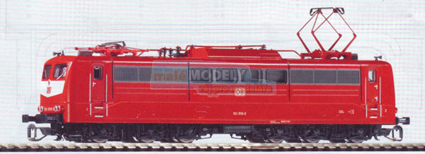 Elektrická lokomotiva BR 151 červená