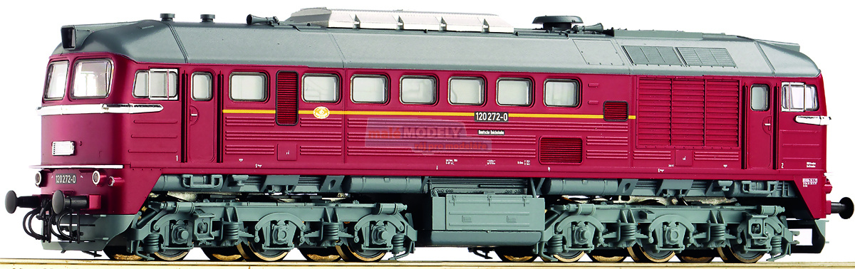 Dieselová lokomotiva řady 120 se zvukem