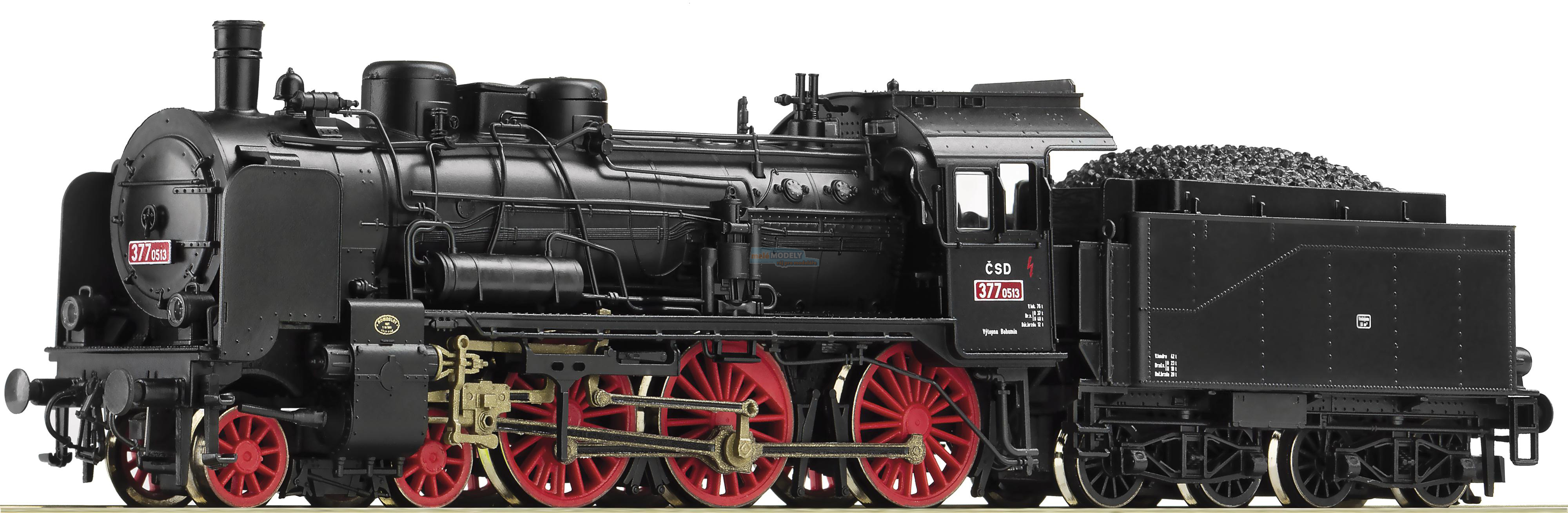 Parní lokomotiva 377 se zvukem