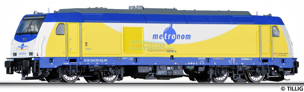 Dieselová lokomotiva řady BR 246 - metronom -