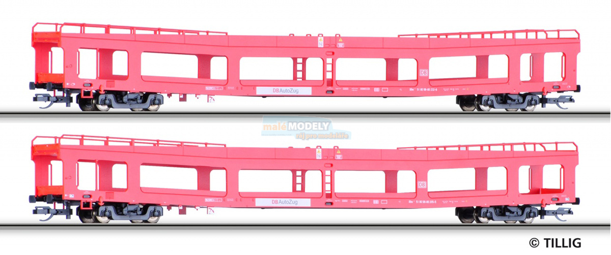 Set vozů pro přepravu automobilů