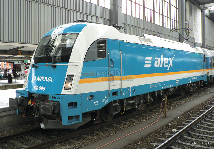 Elektrická lokomotiva E 183 - ARRIVA -