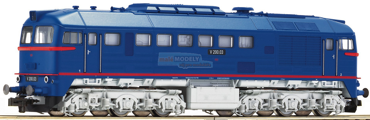 Dieslová lokomotiva V200 -PEG- digitalizovaná se zvukem