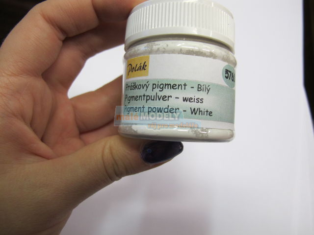 PATINOVACÍ PIGMENT PRÁŠKOVÝ bílý 50ml