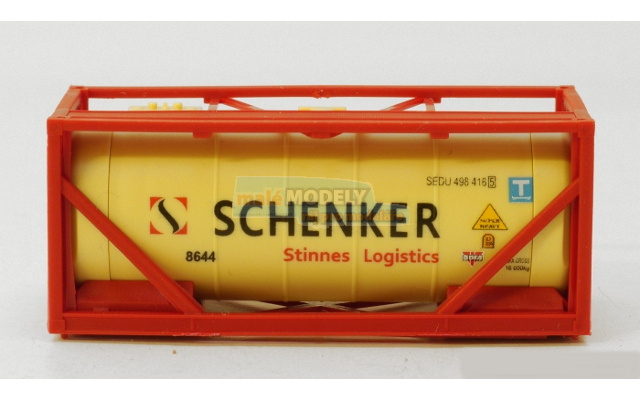 kontejner SCHENKER Stinnes Logistic - béžový v čer