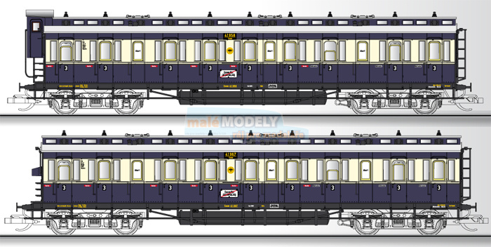 Set 2 oddílových vozů pruského typu <b>Ruhrschnellverkehr 2</b> - (31.03.2014)