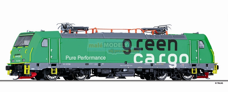 Elektrická lokomotiva Re 1424 <b>Green Cargo (S)</b> - (31.03.2014)