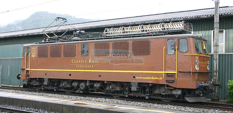 Elektrická lokomotiva Ae 476 012 <b>Südostbahn Classic Rail (CH)</b> - (31.03.2014)