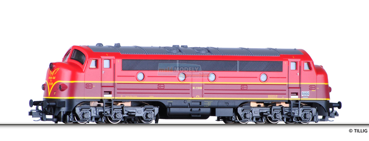 Dieselová lokomotiva MY 1149 Altmark-Rail