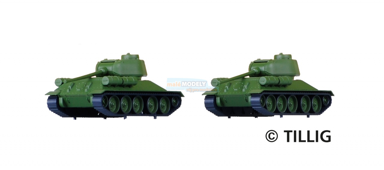 Set 2 tanků T 34/85