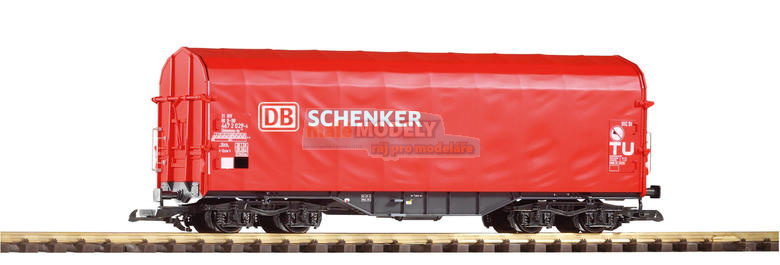 Vůz s posuvnou plachtou Shimmns-tu 718 DB Schenker